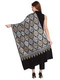 Ethnic Motif Embroidered Wool Shawl
