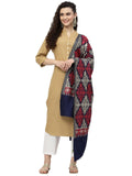 Crewel Ethnic Motif Embroidered Wool Shawl