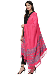 Spatial Geometric Viscose Rayon Shawl