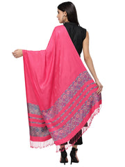 Spatial Geometric Viscose Rayon Shawl