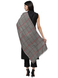 Spatial Checkered Viscose Rayon Stole