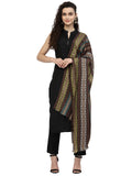 Spatial Striped Viscose Rayon Stole