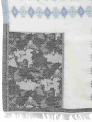 Spatial Woven Design Cotton Jacquard Stole