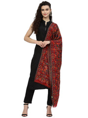 Lush Woven Design Wool Shawl