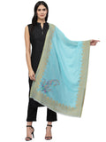 Lush Woven Design Wool Shawl