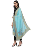 Lush Woven Design Wool Shawl
