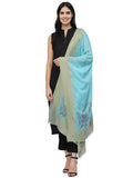 Lush Woven Design Wool Shawl