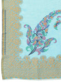 Lush Woven Design Wool Shawl