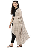 Spatial Woven Design Acrowool Stole