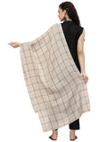 Spatial Woven Design Acrowool Stole