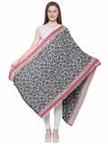 Animal Cotton & Viscose Shawl