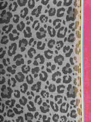Animal Cotton & Viscose Shawl