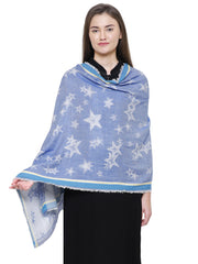 Geometric Cotton & Viscose Shawl