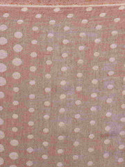 Polka Dot Cotton & Viscose Shawl