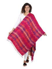Geometric Viscose Rayon Shawl