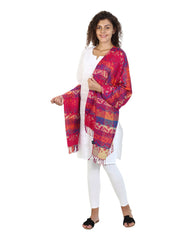 Geometric Viscose Rayon Shawl