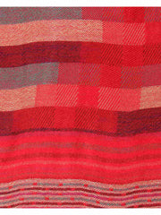 Geometric & Striped Viscose Rayon Shawl