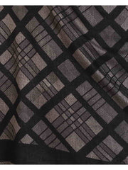 Geometric & Checkered Modal Shawl