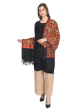 Floral Wool Shawl