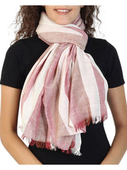 Striped Cotton Scarf