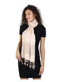 Striped Viscose Rayon Stole