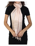 Striped Viscose Rayon Stole