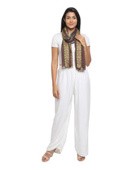 Striped Viscose Rayon Stole