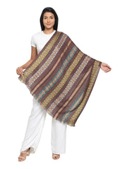 Striped Viscose Rayon Stole