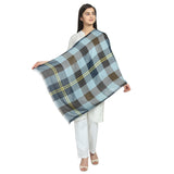 Checkered Viscose Rayon Scarf