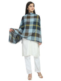 Checkered Viscose Rayon Scarf