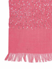 Embellished Viscose Rayon Scarf