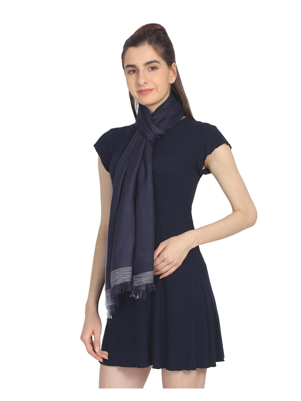 Solid Viscose Rayon Stole