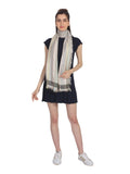 Striped Viscose Rayon Stole