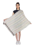 Striped Viscose Rayon Stole