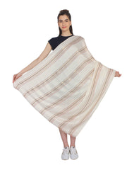 Striped Viscose Rayon Stole