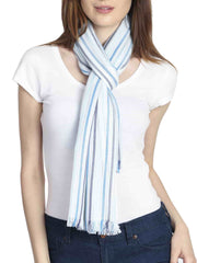 Striped Viscose Rayon Stole