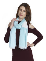 Colorblocked Viscose Rayon Stole