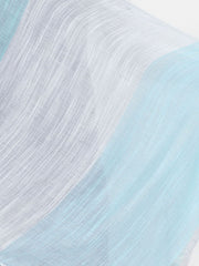 Colorblocked Viscose Rayon Stole