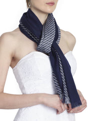 Abstract Viscose Rayon Stole