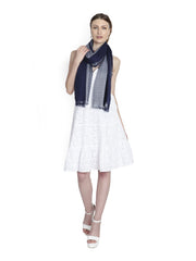 Abstract Viscose Rayon Stole