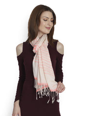 Striped & Jacquard Viscose Rayon Stole