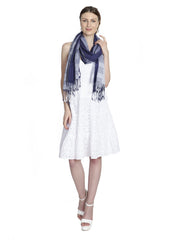 Striped Viscose Rayon Stole