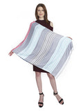 Striped Viscose Rayon Stole