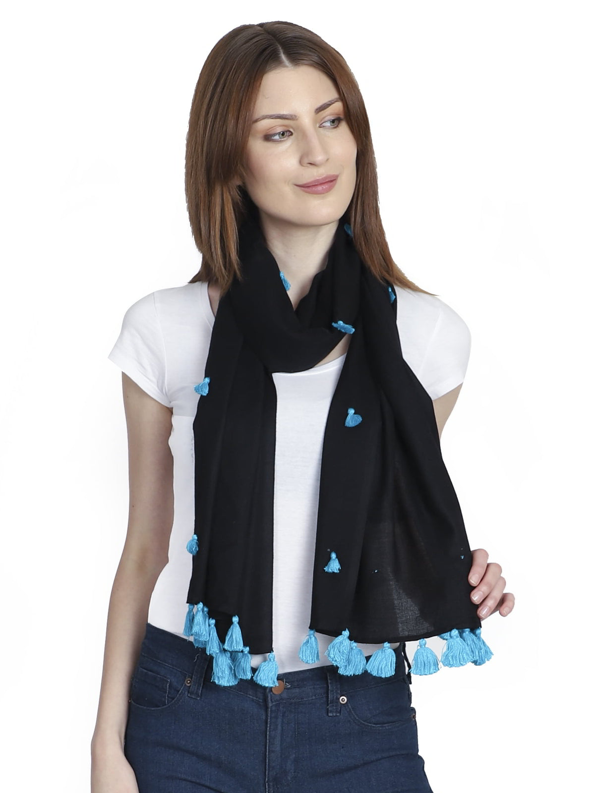 Solid Viscose Rayon Stole