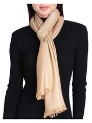 Checkered Viscose Rayon Stole