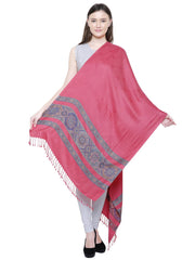 Geometric Viscose Rayon Shawl