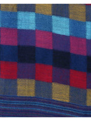 Geometric & Checkered Modal Shawl