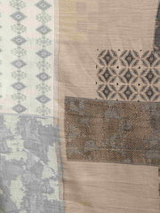 Abstract Cotton & Jacquard Stole