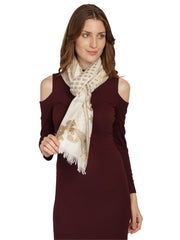 Abstract Cotton & Jacquard Stole