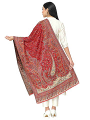 Paisan Double Beam Kaani Polyester Modal Stole